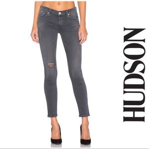 Hudson Krista Ankle Super Skinny Distressed Jeans